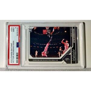 Victor Wembanyama 2023-24 Panini #331 NBA Rookie Card 1 of 5172 PSA 9 MINT